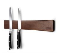 HOSHANHO Messerhalter Magnetisch Holz | Küchen Messerleiste zur Wandmontage 39 cm