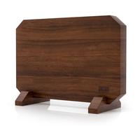 HOSHANHO Porta Coltelli da Cucina Magnetico, Supporto Ceppo Porta Coltelli | 35.6 x 25.4cm Supporto Coltelli, Doppio Lato Ceppo Porta Coltelli, Ceppo Portacoltelli di Acacia, Ceppo Coltelli da Magnetico
