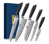 HOSHANHO Set di Coltelli da Cucina da 5 Pezzi, Set di Coltelli da Chef