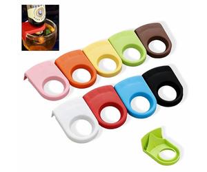 Hoshisea 9 Pezzi Drink Clips, Bevande Clips, Fermagli per Bevande, Birra con Bar Drink Clips, Bottiglia di Birra Fibbie, per Goletta E Bicchieri Cocktail di Vino Scatta, Goletta E Bicchieri di Calice