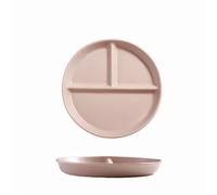 Hoshisea Piatti da pranzo Ceramica, Piatti Divisi In Ceramica, Piatti Snack Con Scomparti, Piatto in Ceramica Bambini, Per Pasti Divisi, Feste, Snack, Insalate, Dessert（Khaki）