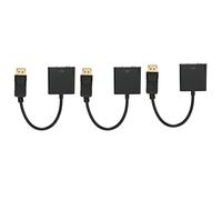 Hosie Adattatore da DP a VGA, Connessione Sicura Adattatore da DisplayPort a VGA da 3 Pezzi per Desktop