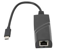 Hosie Adattatore Porta Tipo C ABS 24 Pin Ad Alta velocità 8,25 X 2,4 Mm 3-5A, Adattatore Gigabit Ethernet Robusto, Tablet Notebook Libro