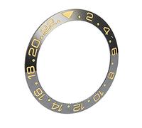 Hosie Guarda l'anello della Lunetta, l'inserto della Lunetta Portatile Sostituzione Alla Moda Ceramica Lucidata Sicura per la Casa per l'orologiaio (38 mm)