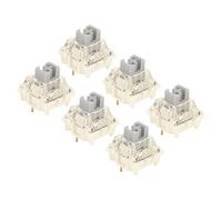 Hosie Interruttori da Tastiera, Interruttori a Chiave Meccanici Silenziosi Professionali da 45 Pezzi in Plastica Resistente per Fai da Te per Tastiera Meccanica da Gioco (G Silver PRO, Doppia Molla)