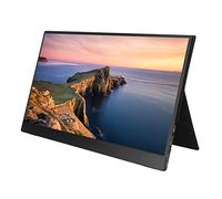 Hosie Monitor Portatile, Tecnologia HDR a 178 Gradi 16:9 Widescreen 100-240 V Risoluzione 1920x1080 Altoparlanti Doppi Display per Computer da 14 Pollici con Copertura Magnetica per Laptop (Spina UE)