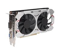 Hosie Scheda Grafica di Gioco, Scheda Grafica Desktop a Doppia Ventola da 2 GB GDDR5 128BIT per Computer (GTX750Ti 2G D5)