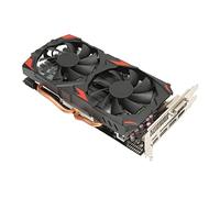 Hosie Scheda Grafica RX 580, Scheda Grafica da Gioco 2 Ventole di Raffreddamento 16 PCI Express 3.0 8 GB GDDR5 per Ufficio