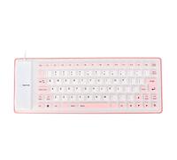 Hosie Tastiera in Silicone a 85 Tasti, Design Completamente Sigillato Tastiera in Silicone di Vari Colori Morbida e Confortevole per PC Notebook