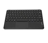 Hosie Tastiera Touchpad Wireless, Tastiera Supporto Nero Silenzioso Ultra Sottile Gesti Multipli Touch Batteria Ricaricabile per Tablet PC