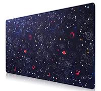 Hosimoln Tappetino per mouse da gioco,tappetino per mouse grande 70x30cm Spessore 3mm,Tappetino per computer antiscivolo e impermeabile con bordi cuciti per giochi/ufficio/casa-70 x 30 ingzuo