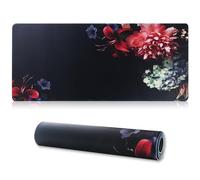 Hosimoln Tappetino per mouse da gioco,tappetino per mouse grande Dimensioni 800x300x3mm,Tappetino per computer antiscivolo e impermeabile con bordi cuciti per giochi/ufficio/casa 80x30 Hua005