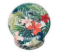 Hosimoln Tappetino poggiapolsi, tappetino mouse ergonomico con memory foam, tappetino supporto polso mouse in gomma antiscivolo per giochi di lavoro - redaihua010