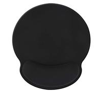 Hosimoln Tappetino poggiapolsi, tappetino mouse ergonomico con memory foam, tappetino supporto polso mouse in gomma antiscivolo per giochi di lavoro - black012