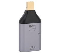 Hosit Adattatore USB, Adattatore di Tipo C in Lega di Alluminio a Dissipazione Rapida del Calore PD 100W per Sistema Operativo per Android Q per Windows (Tipo-C Femmina a Mini DP Maschio)