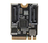 Hosit Scheda di Espansione SATA3.0 a 2 Porte Conveniente e Potente Adattatore SATA3.0 da M.2 a 2 Porte SATA a 2 Porte per PC Windows
