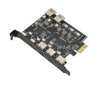 Hosit Scheda PCI Express USB Materiale PCB Scheda di Espansione da PCI E a USB Ampia compatibilità 7 Porte per Ufficio