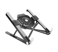 Hosit Supporto per Laptop Pieghevole, Supporto per Computer con Dissipatore di Calore a Cinque Livelli, Adatto per Laptop e Tablet da 11-17 Pollici