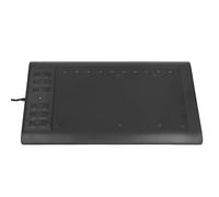 Hosit Tavoletta Grafica, 5080 LPI Ultra Sottile 8192 Livelli Sensibilità alla Pressione Tablet Arte Digitale Ad Alta Sensibilità per Computer Desktop Cellulare per (Nero)