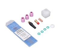 Hosit Ugello per Lente del Gas di Saldatura Accessori per Torcia TIG con Resistenza Alla Temperatura della Tazza di Vetro Isolata per Torce Raffreddate Ad Acqua Serie 18