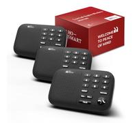 Hosmart Interfoni wireless per la casa, 2026 vero sistema di interfono wireless full duplex per le aziende, sistema interfono bidirezionale a lungo raggio di 1000 metri in tempo reale con 9 canali e