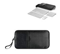 Hosoncovy Custodia da viaggio per tastiera e mouse portatile, custodia protettiva per Apple Magic Keyboard A1644 e Apple Wireless Keyboard A1314 Magic Mouse (solo custodia)
