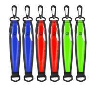HOSPAOP 6 pezzi LED lampeggiante zaino scuola bambini 3 modalità riflettori zaino luce luce riflettente ciondolo luce di sicurezza per zaino corsa jogging passeggino