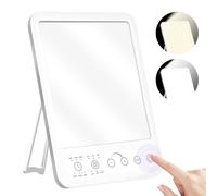 HOSPAOP Lampada Terapia della Luce 10000 Lux, LED Luce diurna UV-free, Dimmer Continuo, Spettro Completo, Lampada da Scrivania per Casa e Ufficio