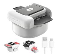 HOSPAOP MACCHETTA ELETTRICA - Miscelatore automatico per carte da 1-2 mazzi, Card Shuffler con batteria 2600 mAh, miscelatore carte per poker, ONU, Rommé, fase 10 e giochi di carte a casa