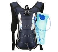 HOSPAOP Zaino da Corsa con Bolla d'Acqua da 2L, Gilet Riflettente, per Uomo e Donna, Zaino per Bicicletta, Corsa, Jogging