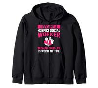 Hospice Social Worker Apparel - Miglior Design dei Lavoratori Felpa con Cappuccio