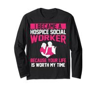 Hospice Social Worker Apparel - Miglior Design dei Lavoratori Maglia a Manica