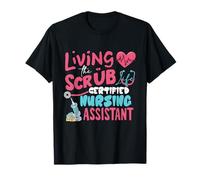 Hospital Living Assistente infermieristico certificato The Scrubs Life Maglietta