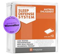 Hospitology The Original Sleep Defense System - Waterproof/Bed Bug/Anti-Acari - Premium con Zip per Materasso e ipoallergenico Protector