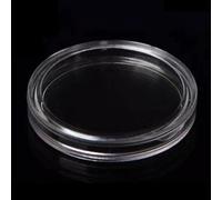 Hosrivae 100 capsule di plastica trasparente per monete, con diametro interno di 40 mm, per collezione numismatica