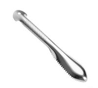 Hosrivae 2 in 1 Pesce Scaler e Rimozione branchie, Acciaio 304 Pesce Pelle di Pesce Spazzola di Pulizia Bilancia Ergonomico Antiscivolo Manico Utensile da Cucina Argento, 28x4.5cm