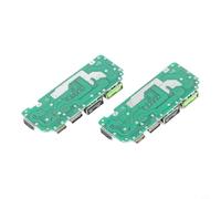 Hosrivae 2PCS Display Digitale Litio Per Modulo di Ricarica Della Batteria, Dual USB 5V 2.4A Uscita Protezione da Sovraccarico 6.5x2.5x1cm DIY Banca Circuito Circuito