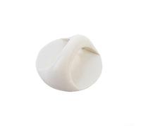 Hosrivae 3 ante autoadesive in plastica rimovibile con maniglie sulla struttura per una facile installazione dei cassetti, impugnatura rotonda per armadi, armadi in polipropilene da cucina (bianco)