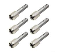 Hosrivae 6 adattatori per presa SDS da 1/4 con codolo esagonale, convertitore per punte da trapano e martelli elettrici, set di strumenti per cacciavite in metallo