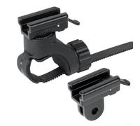 Hosrivae Adattatore per testa del ciclo per lampada anteriore, staffa di montaggio e sgancio rapido compatibile con fari Gasheron, adattatore di montaggio in plastica per Cyc