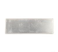 Hosrivae Adesivi riflettenti rettangolari per camion, rimorchio, camper, moto, adesivo di sicurezza ad alta visibilità, 15 x 5 cm (bianco)