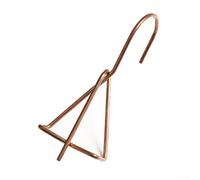 Hosrivae Appendini per piante da balcone in acciaio con vasi da fiori rossi per soluzione set in acciaio inox - salvaspazio da appendere giardino ganci antifurto per piante in vaso decorativo (oro)