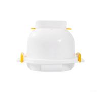 Hosrivae Bollitore per uova a microonde per uova sode o sode, capacità di 4 uova con corpo in PP e inserto in alluminio, vapore compatto diametro 18,3 cm per kit rapido