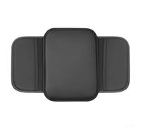 Hosrivae Bracciolo per auto con borse portaoggetti a doppio lato, console centrale, in pelle PU, 46,8 x 29 cm, nero/rosso, adatto per auto, sollievo dalla fatica e supporto per il braccio (nero)