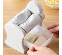 Hosrivae Chiusura automatica in plastica con funzione macchina da cucina per avere una pressa rapida, facile da pulire, base antiscivolo per vassoio per gnocchi (18 x 11 x 9 cm, grigio)
