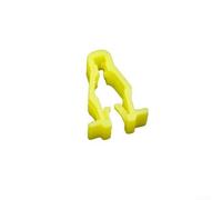 Hosrivae Clip di copertura del corpo della moto, chiusura a scatto in plastica nylon per Civicfor CR-V/HR-V, giallo, per una facile installazione, passaruota