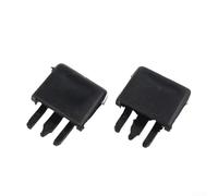 Hosrivae Clip per bocchetta dell'aria condizionata, in plastica nera, 30 mm x 36 mm, ricambio diretto per (2004-2010), 2 pezzi (2 pezzi)