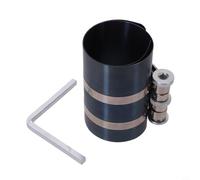 Hosrivae Compressore ad anello regolabile con cricchetto autobloccante, in acciaio al manganese, antiscivolo, per riparazione auto, moto, bici, dimensioni 10,2 cm