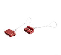 Hosrivae Confezione da 2 connettori antipolvere SB, 50 A, 120 A, 175 A, 350 A, rosso e nero, coperture protettive per batteria, evitano umidità e detriti per camper, carrelli elevatori solari per