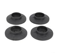 Hosrivae Confezione da 4 tappetini antivibrazione per la protezione del pavimento, compatibili con tutte le marche, in gomma, per rondelle, riduzione del rumore